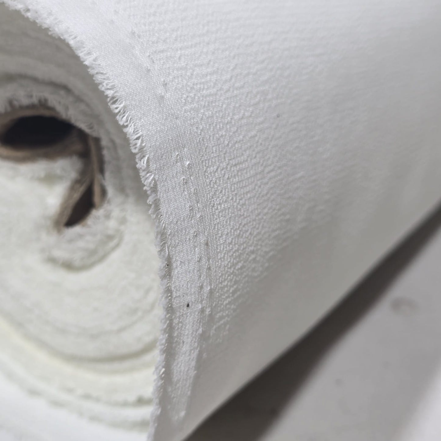 White Moss Crepe Fabric – Soft Flowing Dress Fabric | 44" Wide | Sold by the Metre