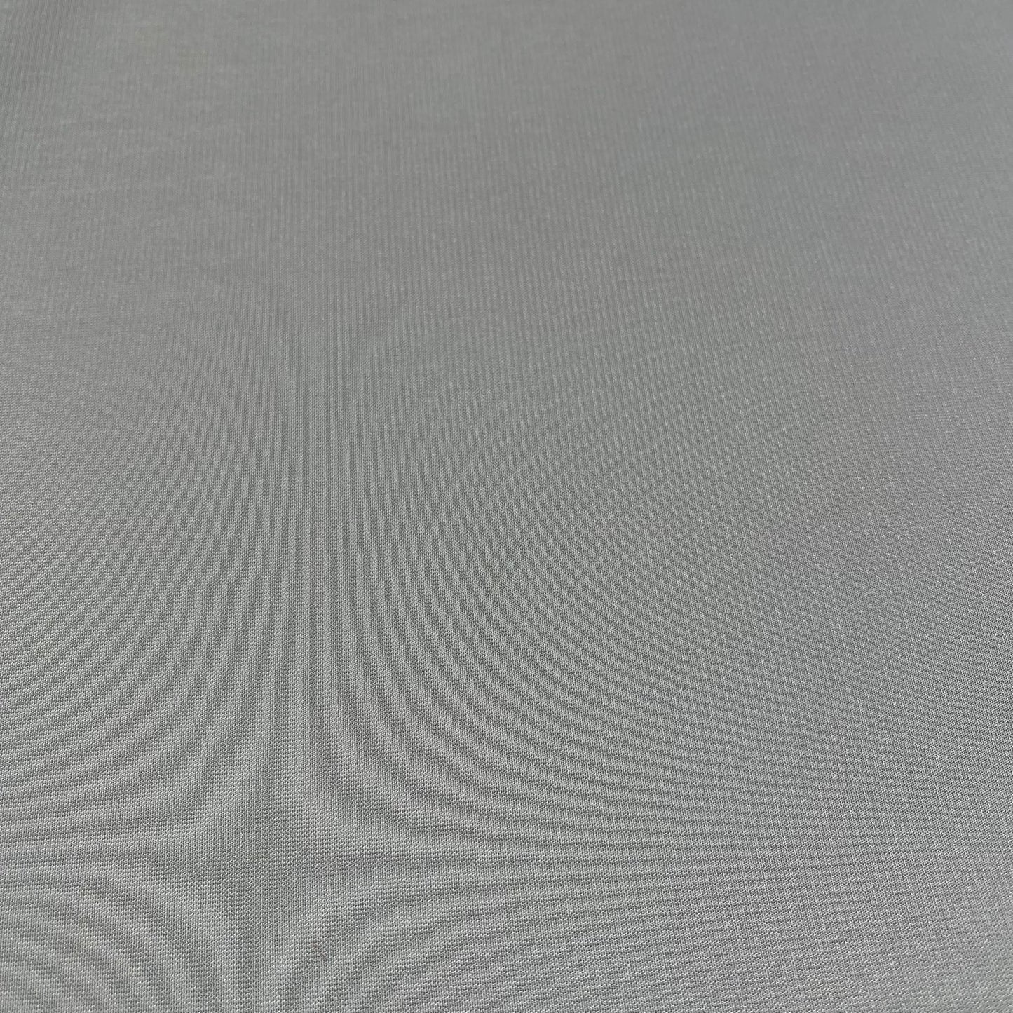Silver Grey Plain Peach-Skin Powder Touch Crepe Fabric – 150cm Wide – By the Metre