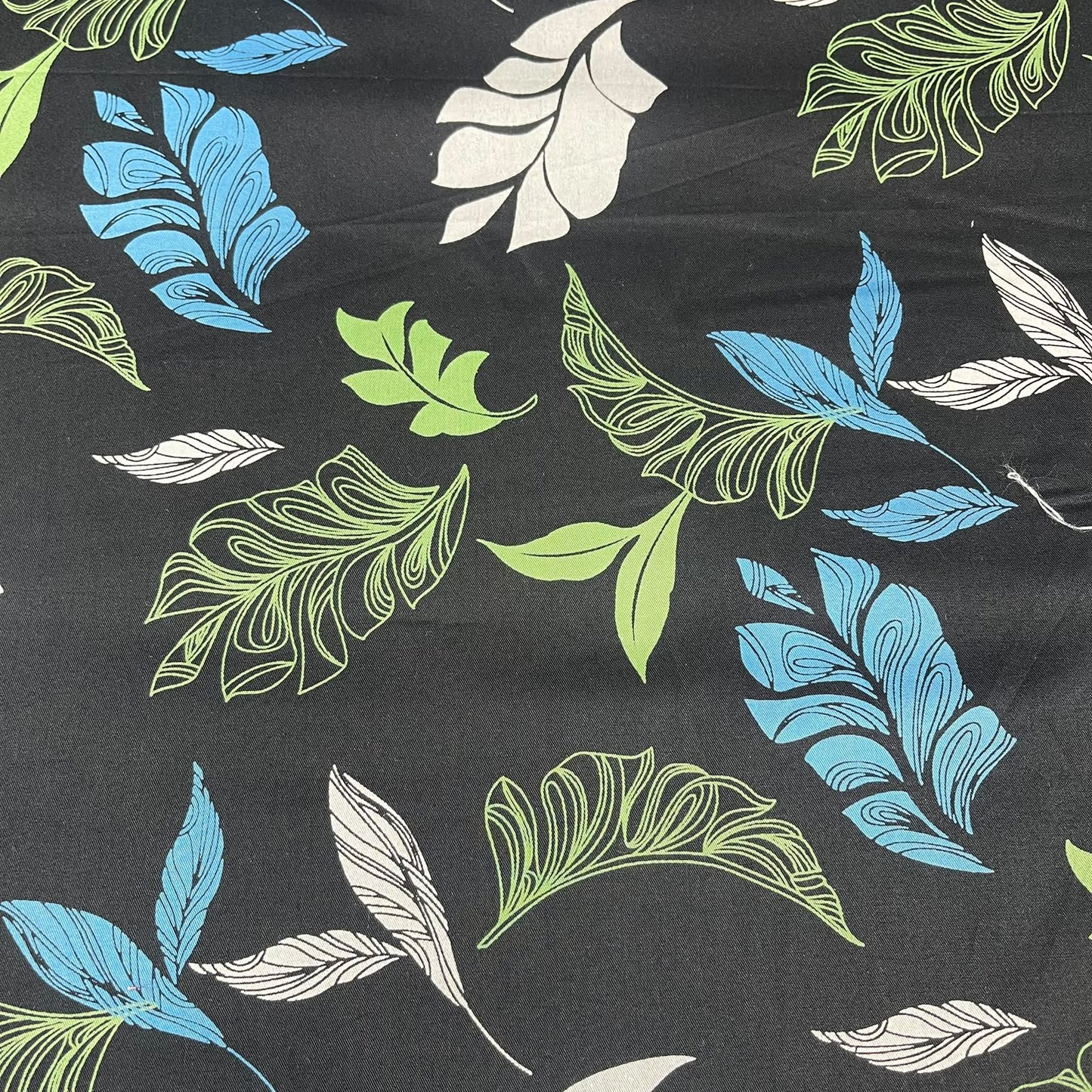 Botanical Leaf 100% Cotton Quilting Dress Craft Costume Fabric 58" Wide By The Meter