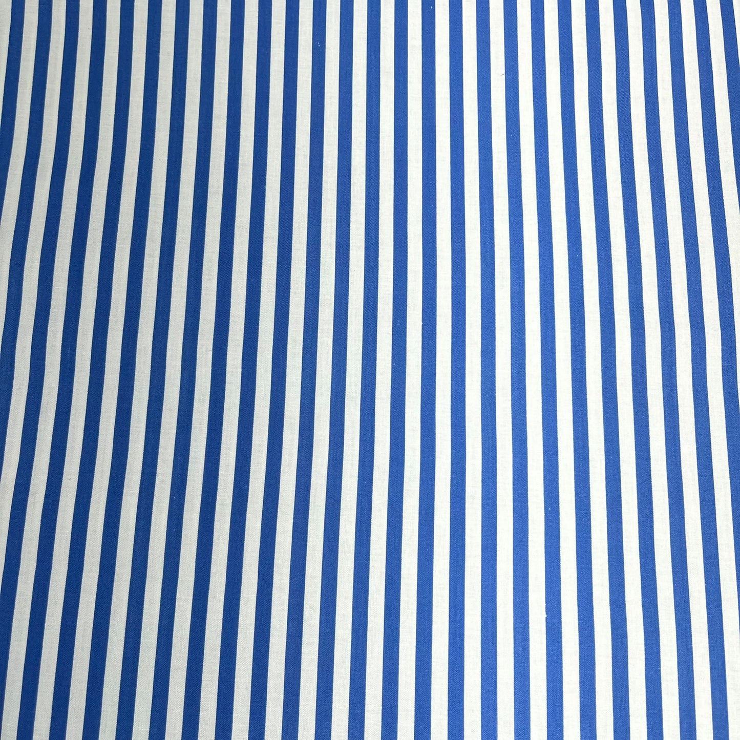 Classic Blue Stripe 100% Cotton Quilting Dress Craft Costume Fabric 58" Wide By The Meter