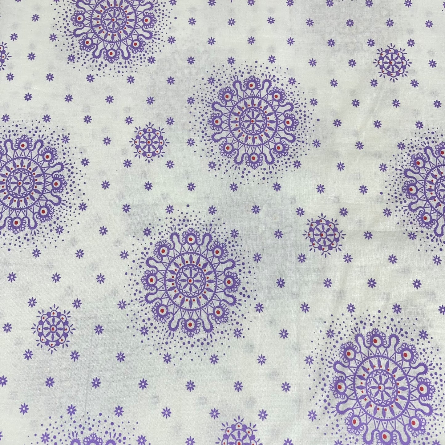 Mandala Medallion 100% Cotton Quilting Dress Craft Costume Fabric 58" Wide By The Meter