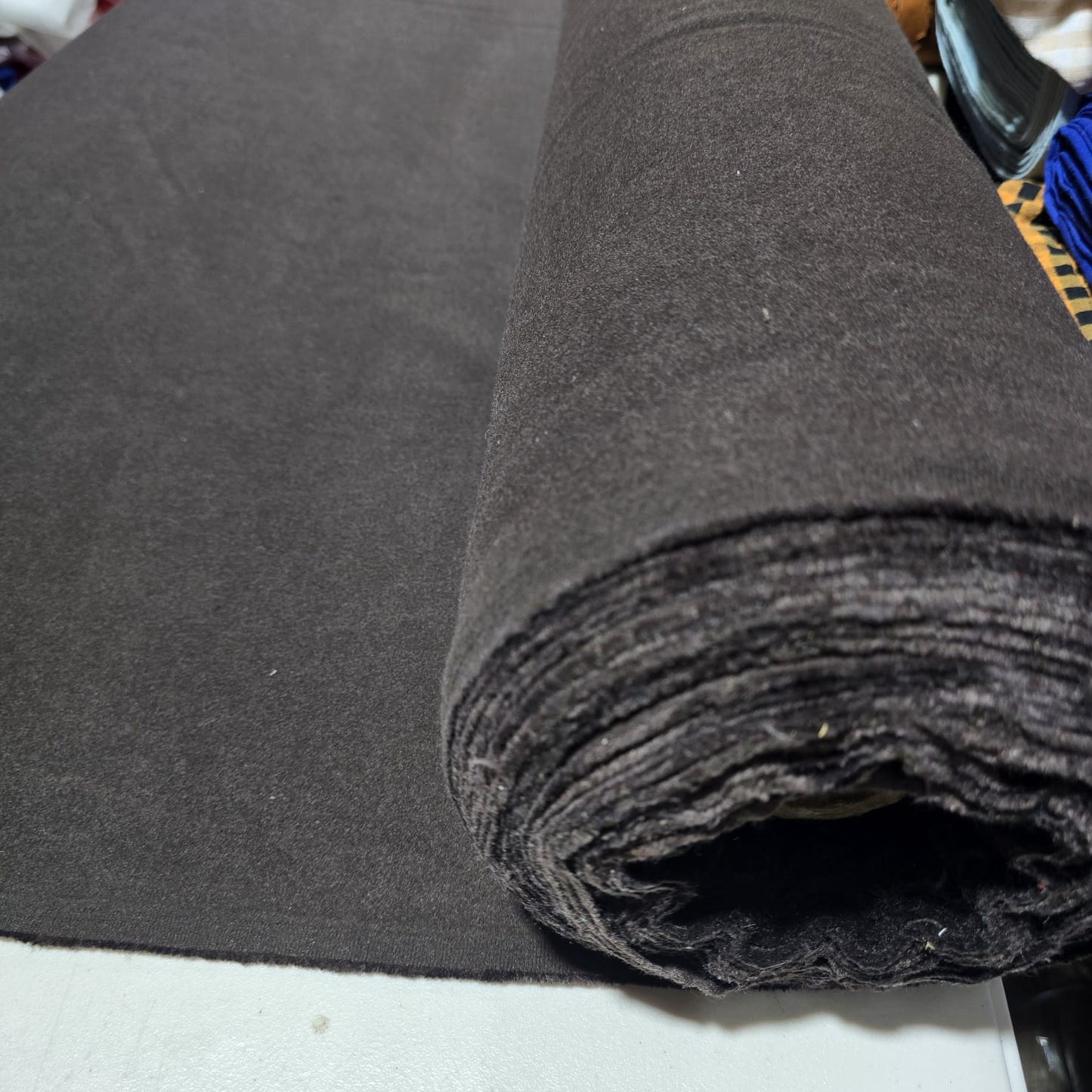 Brown Washable Wool Fabric 58" Wide – Soft Wool Coating Dressmaking Tailoring Fabric By The Metre