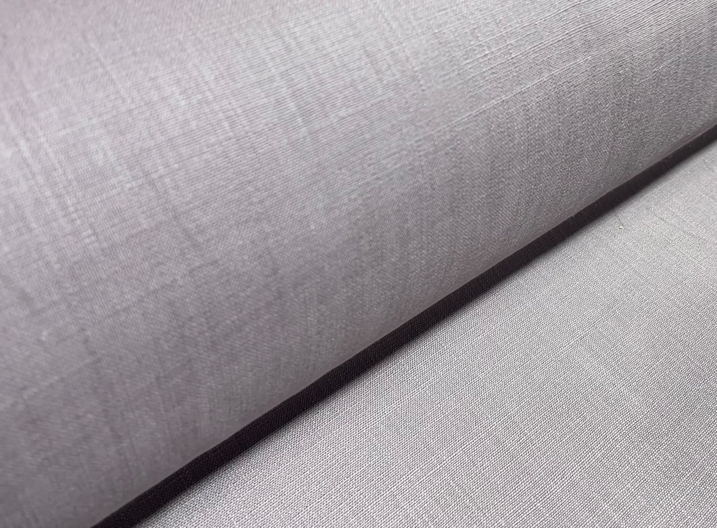 Mauve Deadstock Fabric 150cm Wide – Plain Woven Curtain & Furnishing Fabric By The Metre