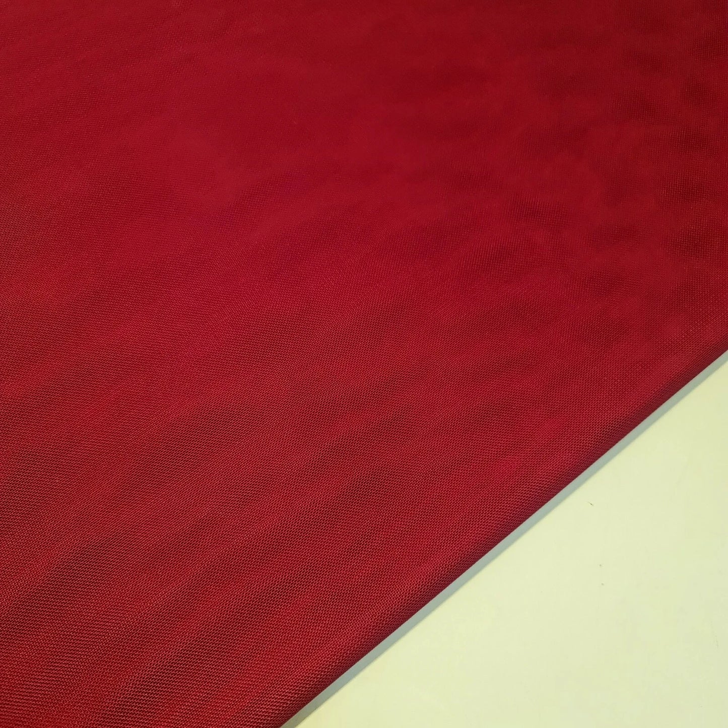 Wine Plain Power Mesh 4 Way Stretch Net Fabric Dress Craft Costume Material 58" By The Meter
