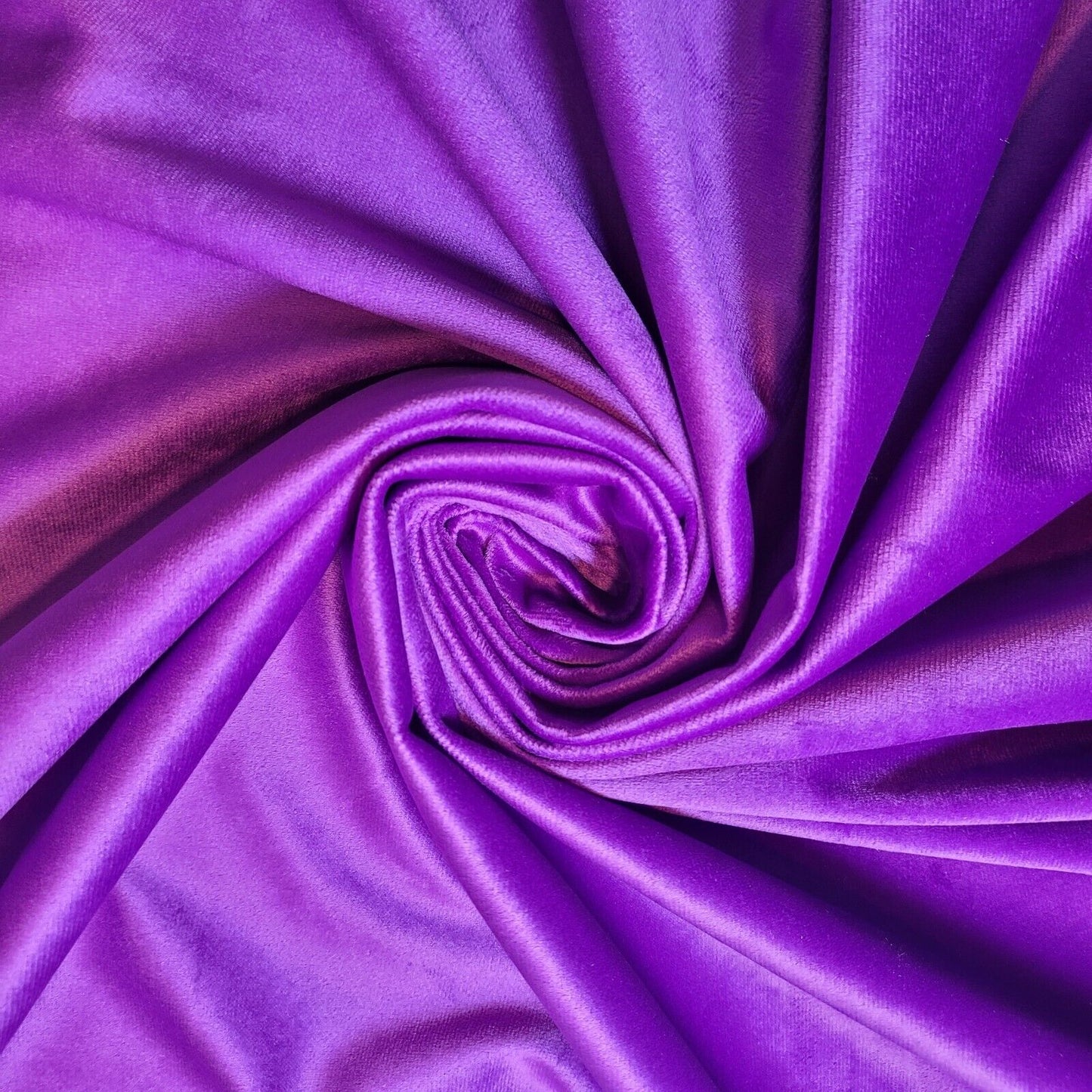 Plush Plain Velvet Fabric – 58” Wide – Cushion, Curtain & Upholstery Material (By the Meter)