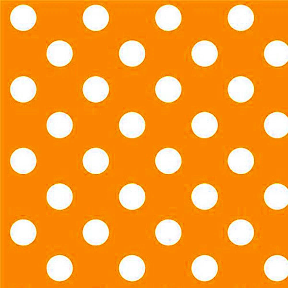 Polka Dot / Star Pattern PVC Vinyl Tablecloth Fabric – 58" Wide, Waterproof, Easy-Clean Party/Event Material By The Meter