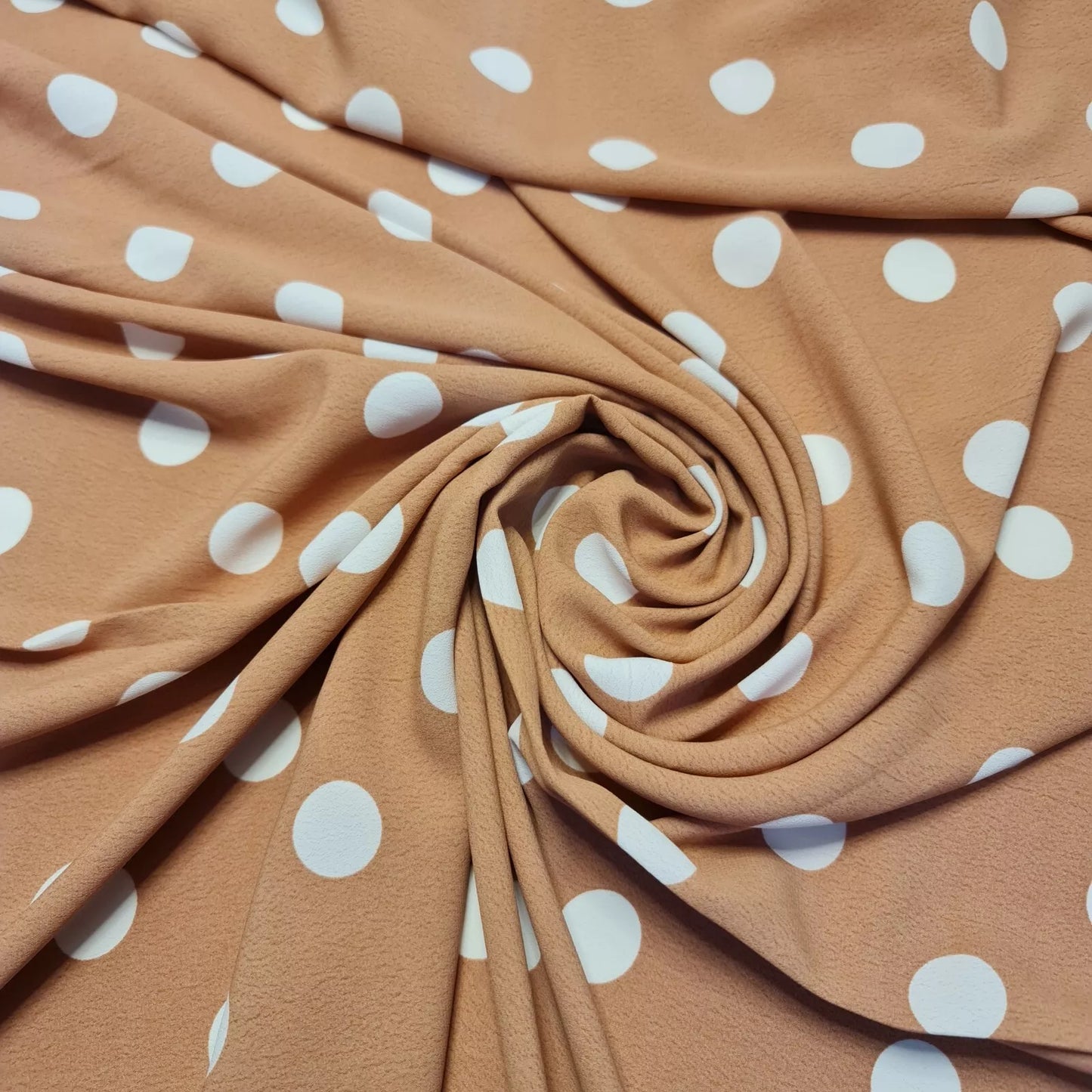 Polka Dot Crepe Chiffon Fabric Craft Dress Costume Material 58" Wide By The Meter