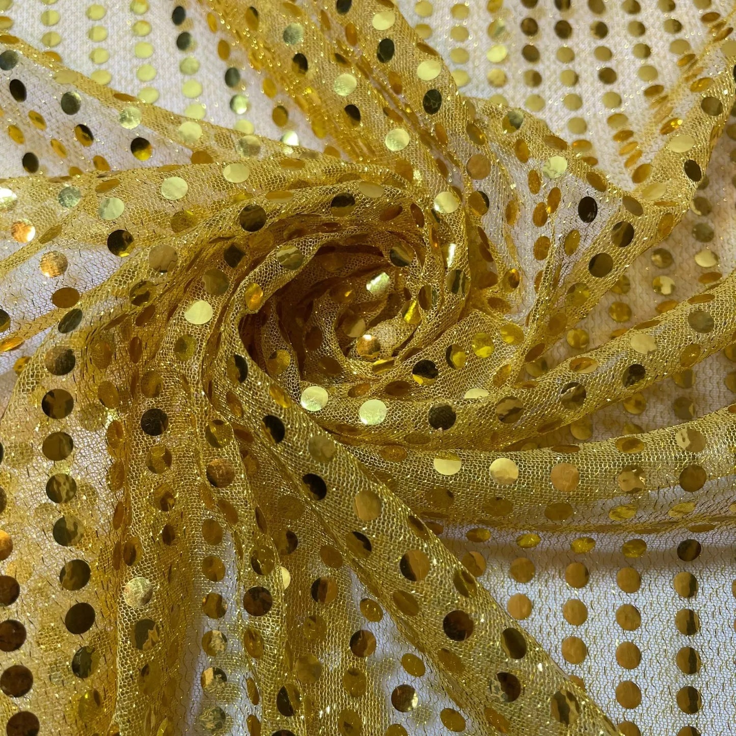 Sequin Nylon Fabric Jersey Sparkle Dress Craft Metallic Costume Material 44" Wide