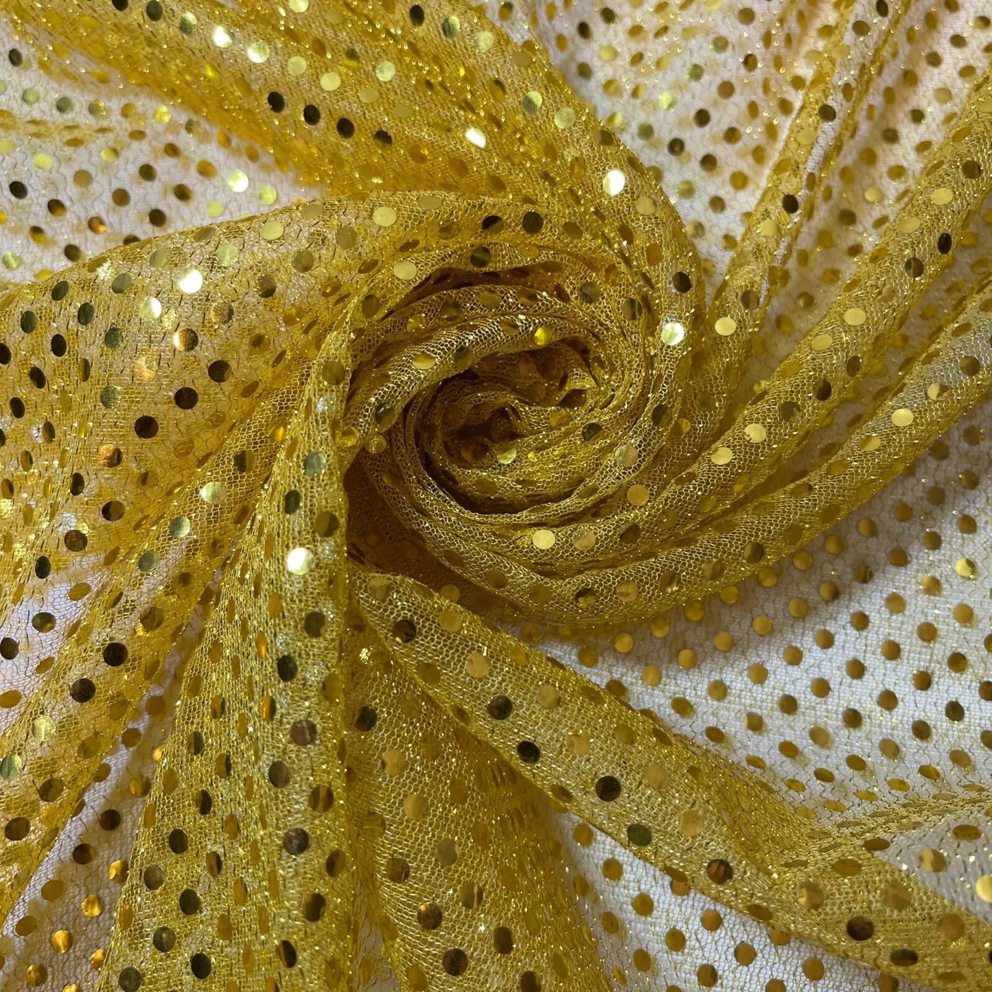 Sequin Nylon Fabric Jersey Sparkle Dress Craft Metallic Costume Material 44" Wide