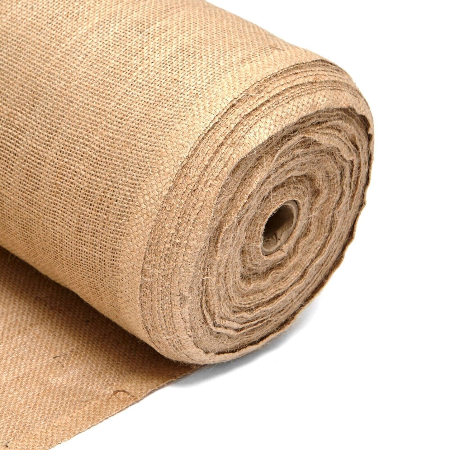 Hessian Natural Fine Jute Fabric Jute Sheet Sack Cloth, Art & Craft Multi Purpose Fabric 58" Wide (10 Meter Roll )