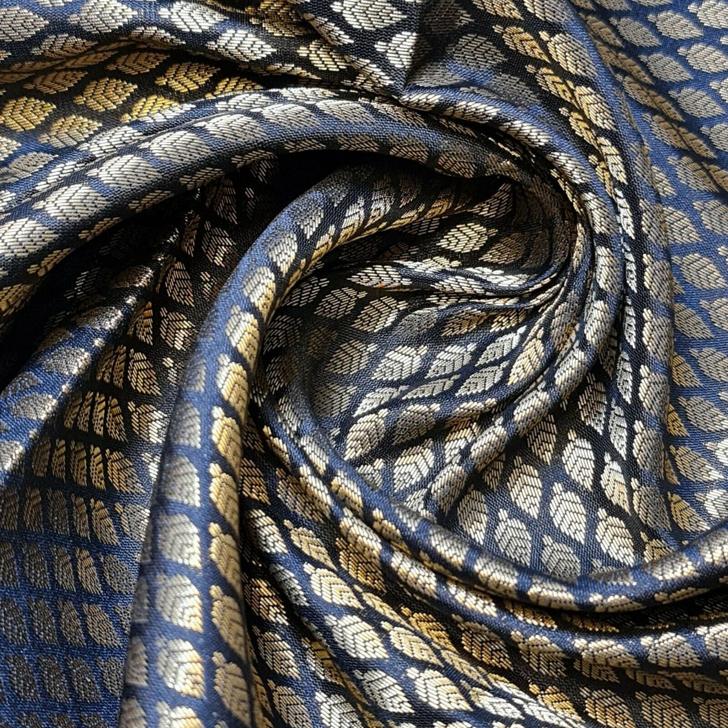 black brocade fabric for sewing and quilting
