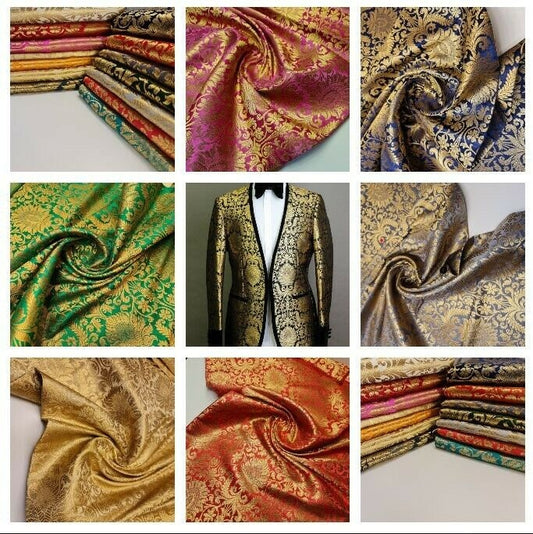 damask dress brocade fabric