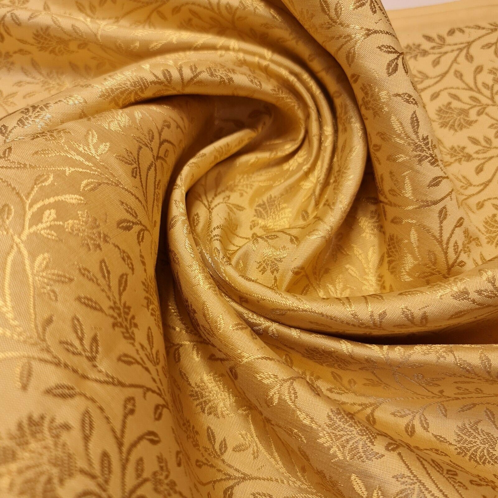 gold brocade fabric in the uk