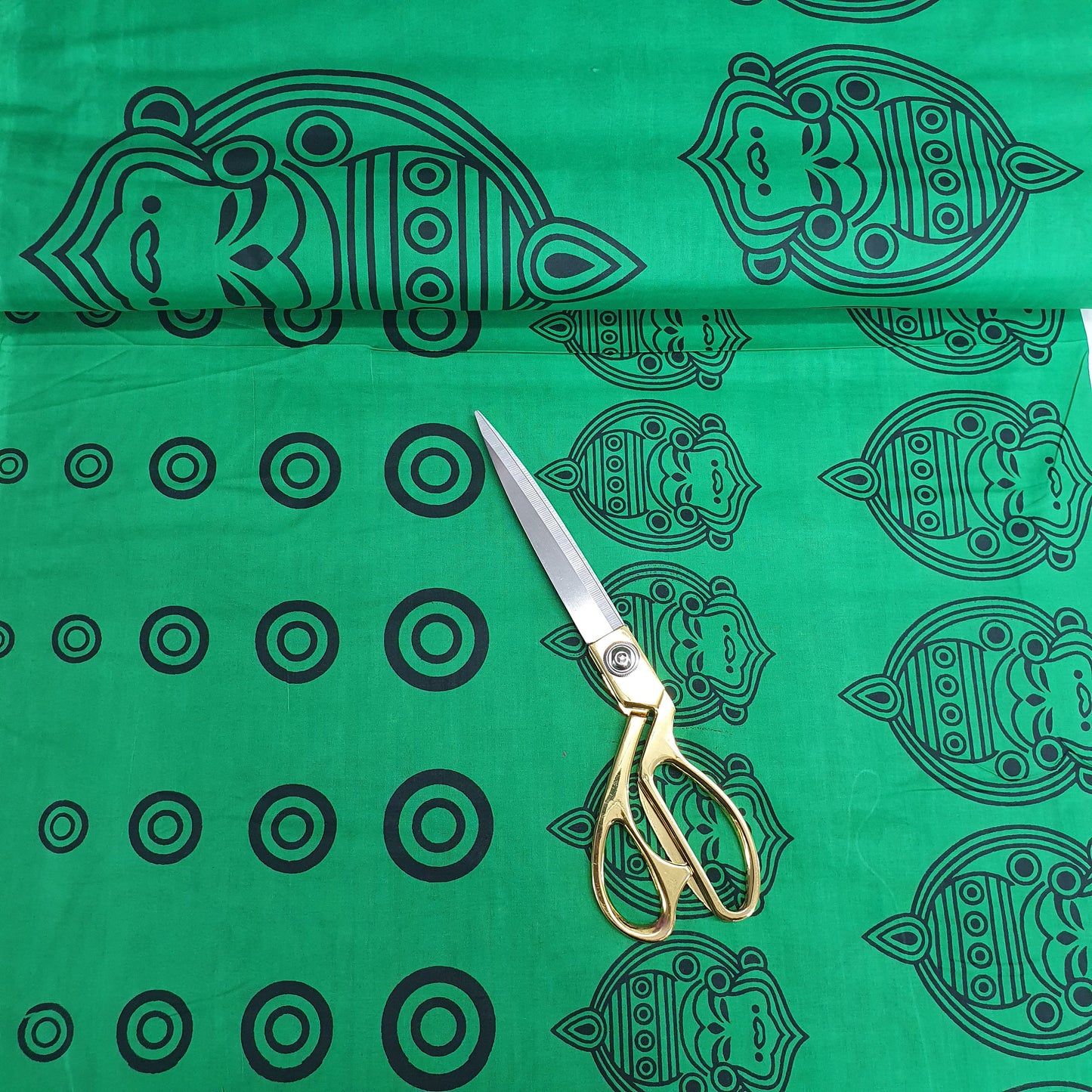 Textile Station Design 56 44" breit, 100 % weicher Baumwollstoff mit indischem Druck, zum Schneidern und Basteln