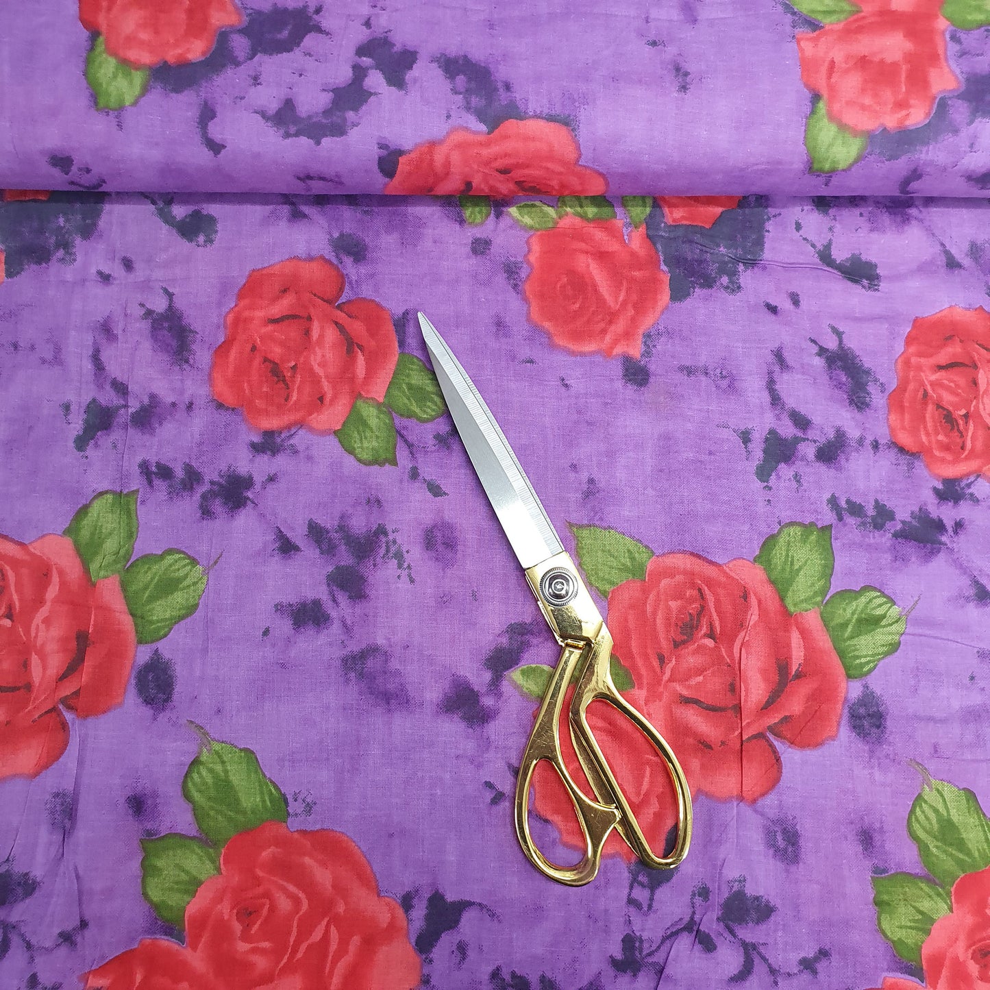 Textile Station Design 66, 100 % weicher Baumwollstoff mit indischem Druck, 111,8 cm breit, zum Nähen und Basteln