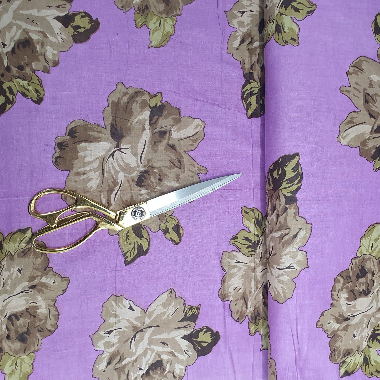 Textile Station Design 90 44" breit, 100 % weicher Baumwollstoff mit indischem Druck, zum Schneidern und Basteln