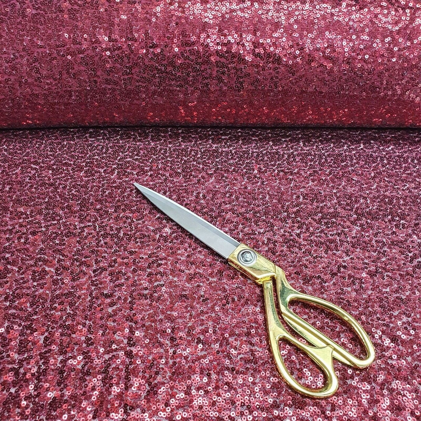 Kastanienbrauner Paillettenstoff, funkelnd, glänzend, Bling-Material, Stoff, 130 cm breit, für die Kleiderherstellung, Hochzeitsdekorationen