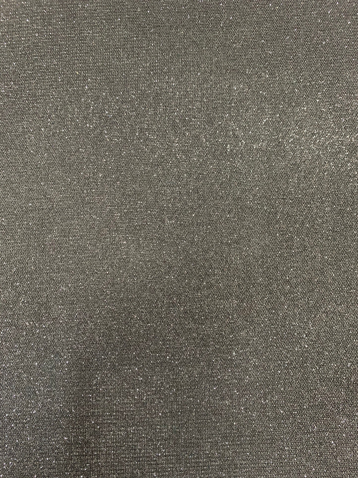 Grau schimmernder, glänzender Stretch-Glitzer-Nylon-Hintergrundstoff in Mondlicht, Sternenstaub, 147,3 cm