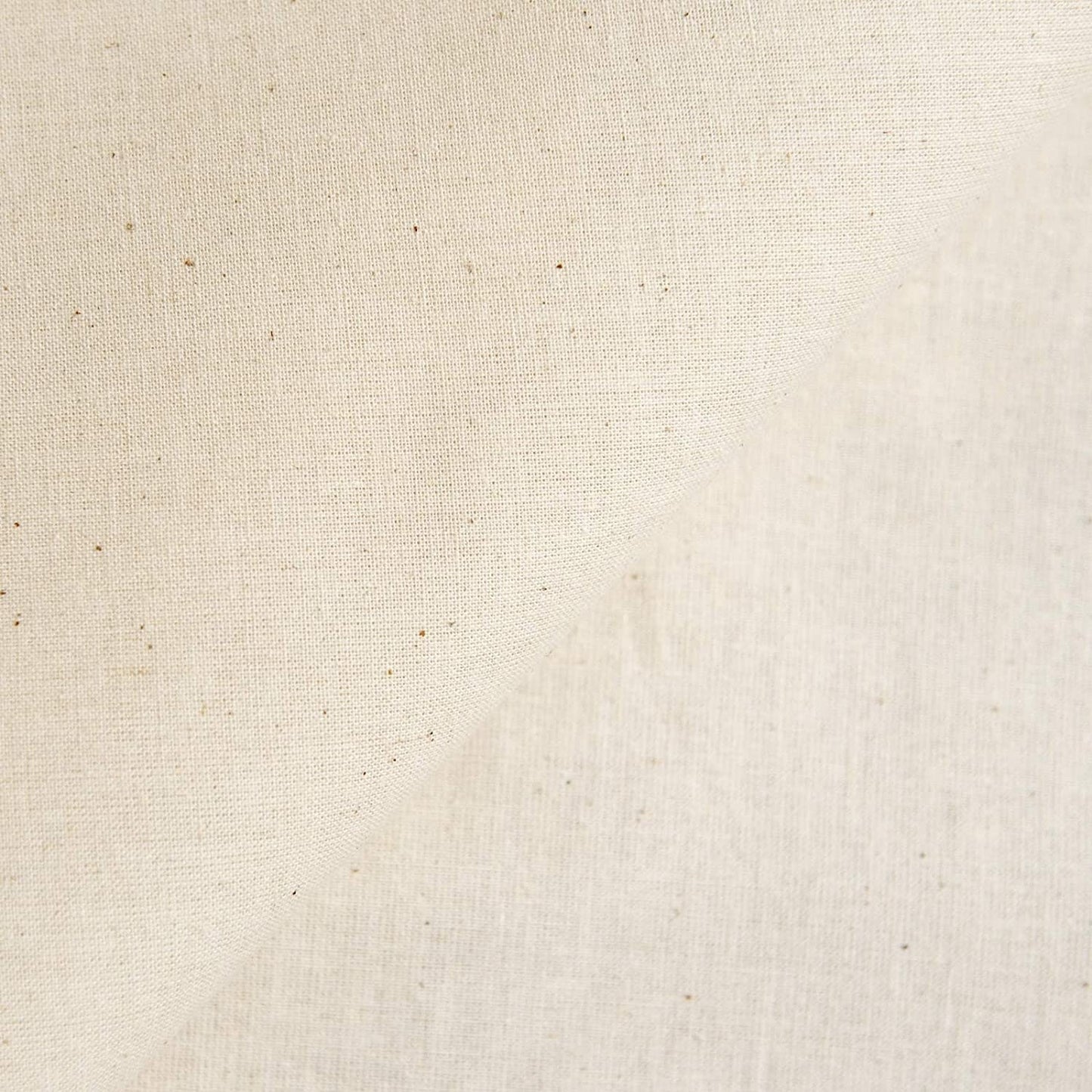 100% Cotton Natural Calico Medium Weight Craft Fabric 63'' Wide ( 10 Meter Roll )
