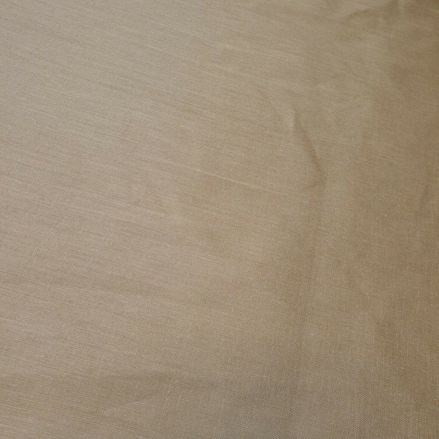 Gold 100% Cotton Voile Rubia Cambric Mercerised Plain Lining Fabric – 44" Wide – Soft Craft Dress Material – Per Metre