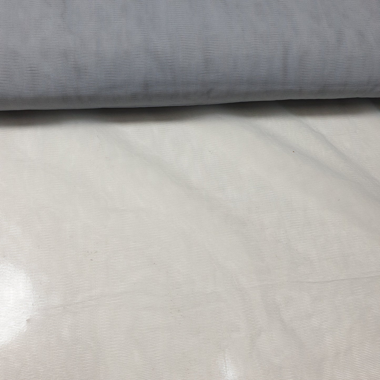 Hochwertiges Power Net, 2-Wege-Stretch-Netzgewebe, transparentes Futtermaterial, 58 Zoll (grau)