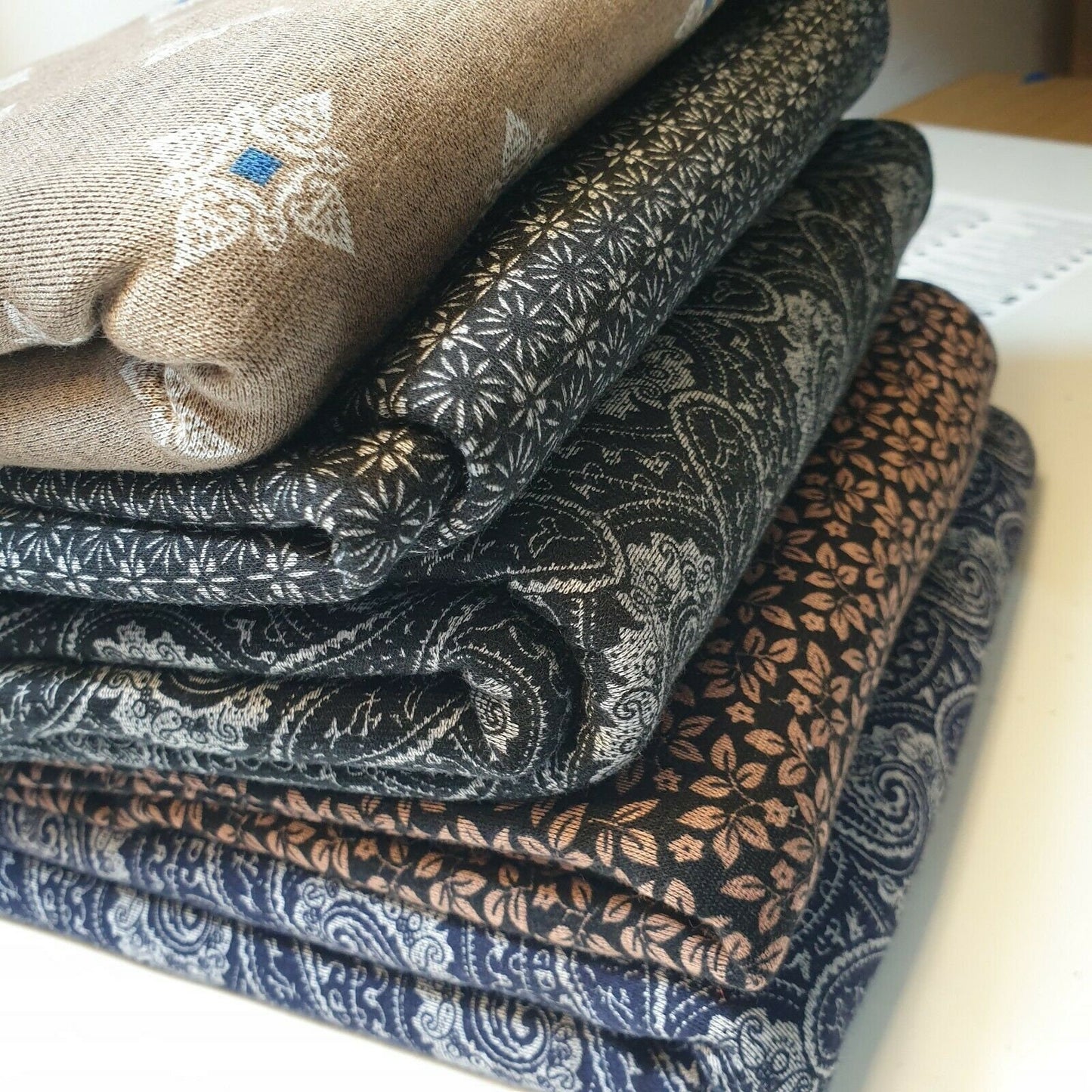 Modal Rayon Viskose Bedruckter weicher Jersey Strick Stretch Kleiderstoff 58" Meterware Design 8