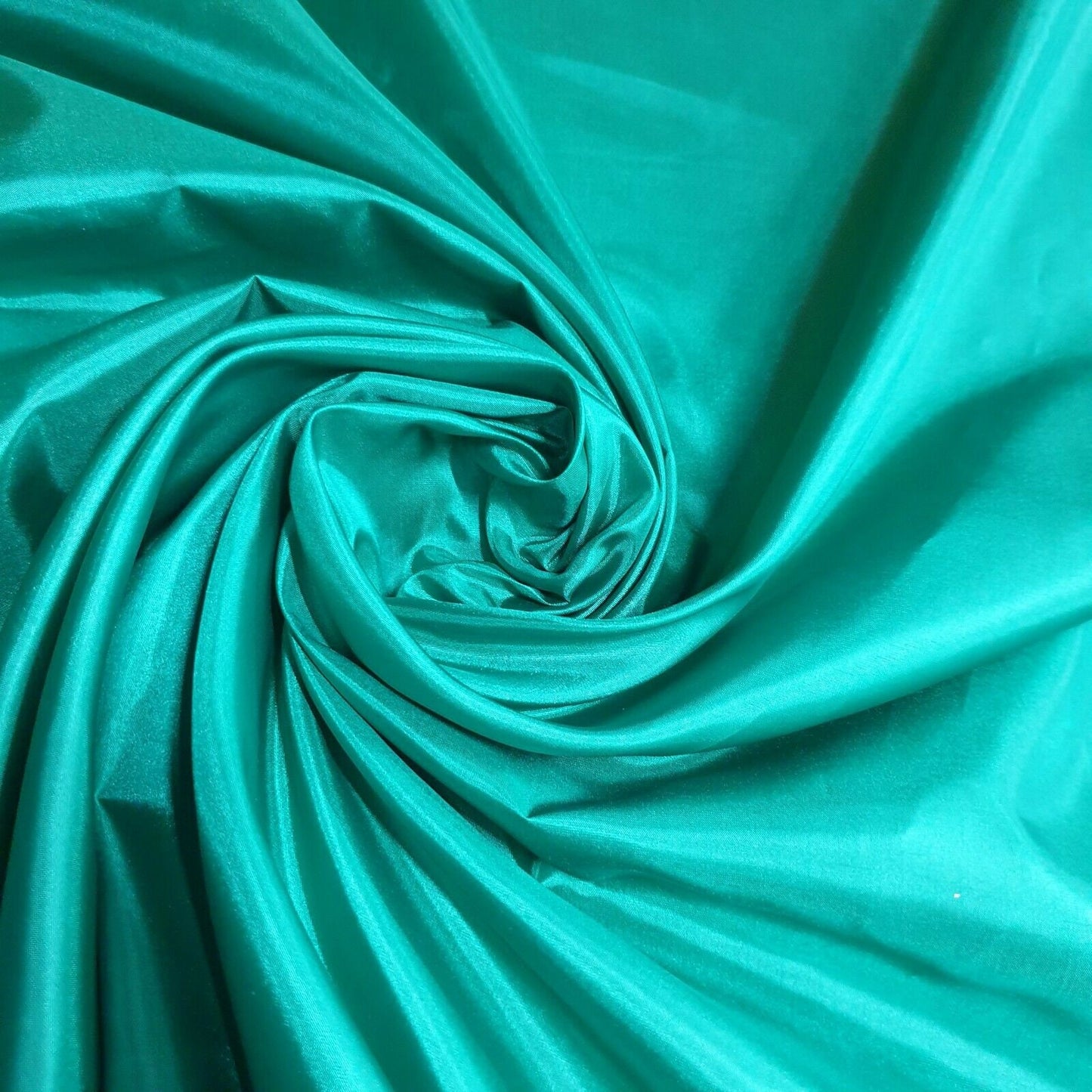 Bottle Green Habotai Polyester Silk Lining Fabric 150cm Wide Soft Lightweight Dress Lining Material by the Metre