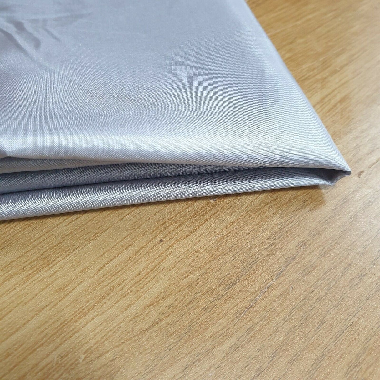 Silver Grey Habotai Polyester Silk Lining Fabric 150cm Wide Soft Lightweight Dress Lining Material by the Metre