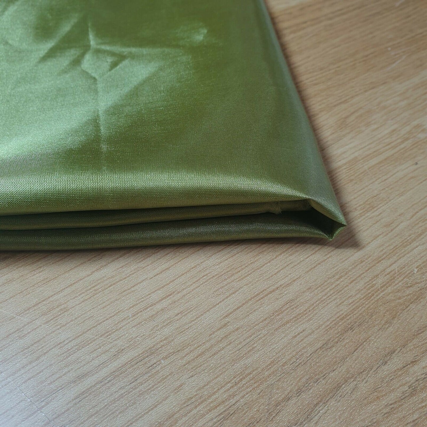 Olive Green Habotai Polyester Silk Lining Fabric 150cm Wide Soft Lightweight Dress Lining Material by the Metre