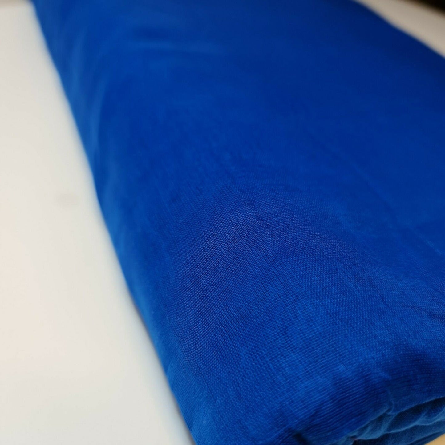 Royal Blue 100% Cotton Muslin Fabric – Sheer Gauze, Plain Weave – 44” Wide – Dress Lining, Crafts & More (By the Meter)
