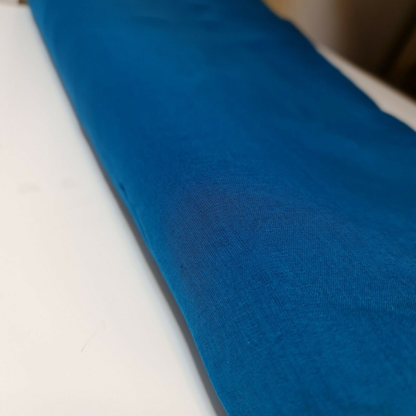 Teal 100% Cotton Muslin Fabric – Sheer Gauze, Plain Weave – 44” Wide – Dress Lining, Crafts & More (By the Meter)