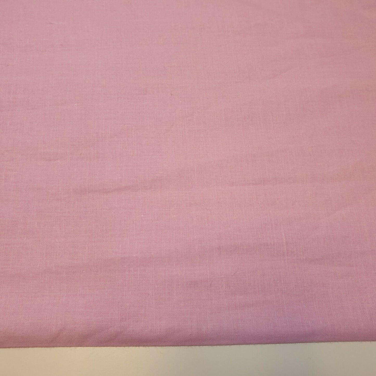 Baby Pink Plain Egyptian 100% Cotton Cambric Fabric – 44” Wide – Soft Dress, Lining, Quilting & Craft Material (By the Meter)