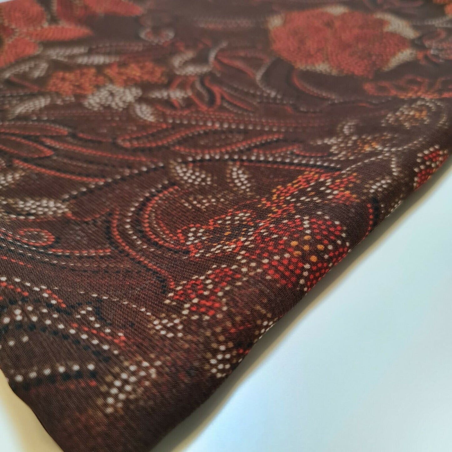 Frühling Sommer Blumen bedruckt Poly Crepe Kleid Drape Craft Stoff 58" Meterware