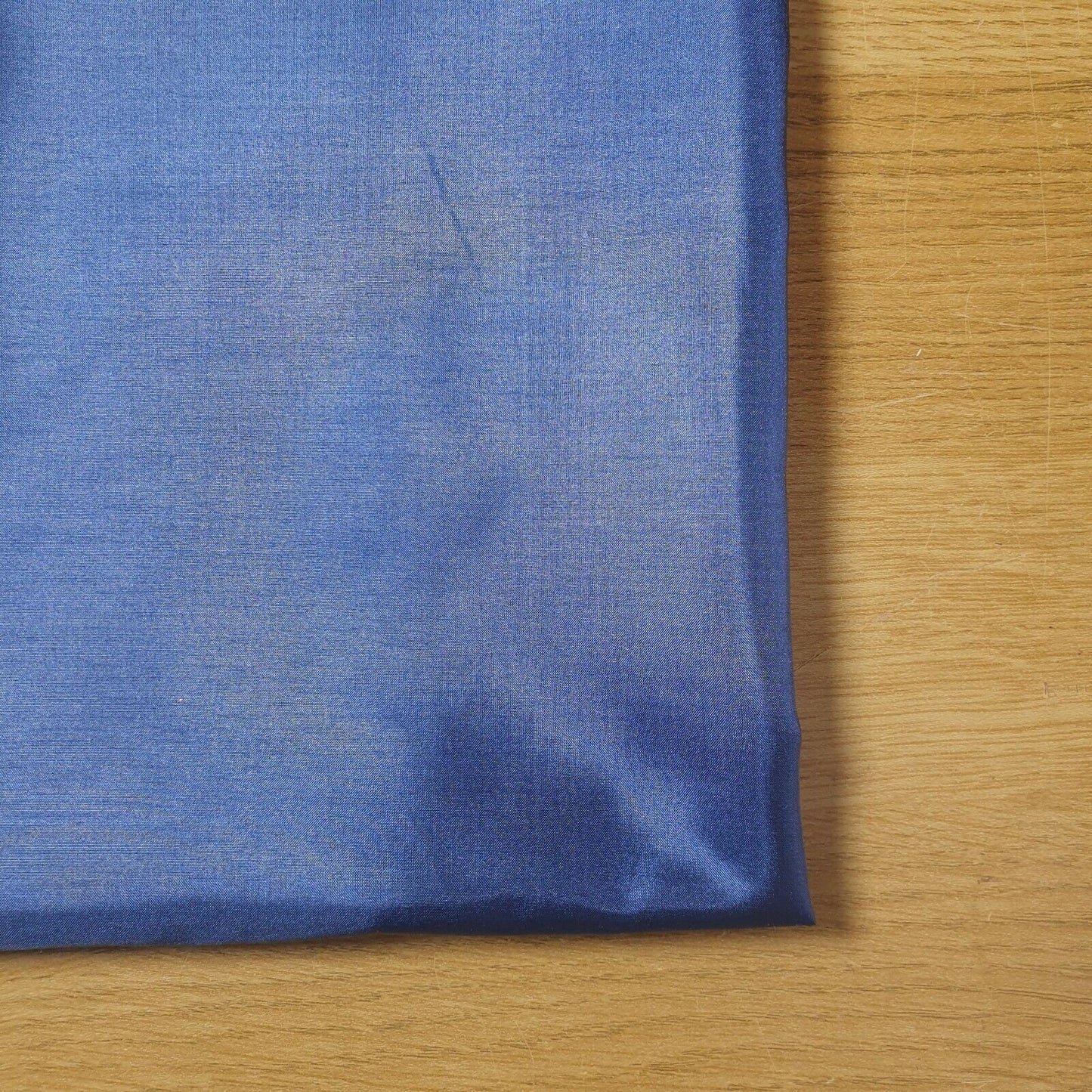 Navy Blue Habotai Polyester Silk Lining Fabric 150cm Wide Soft Lightweight Dress Lining Material by the Metre