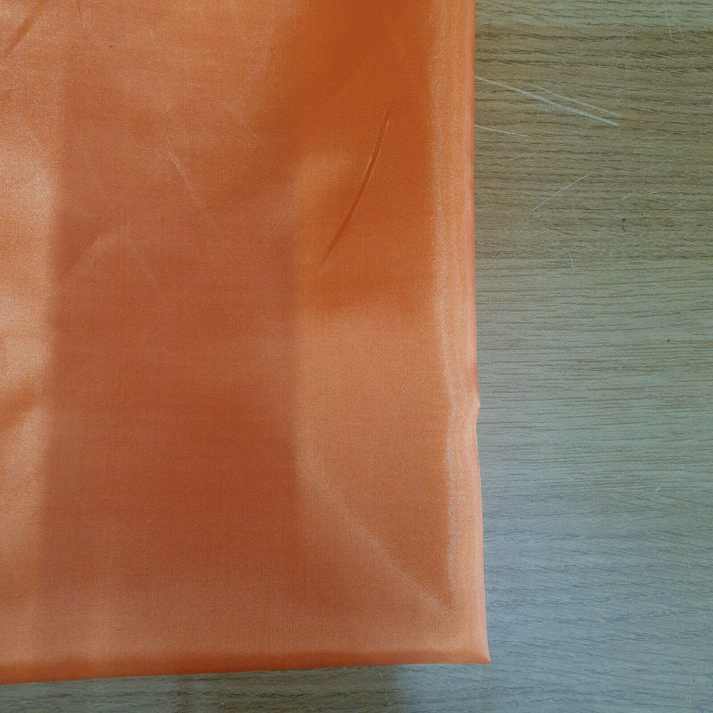 Orange Habotai Polyester Silk Lining Fabric 150cm Wide Soft Lightweight Dress Lining Material by the Metre