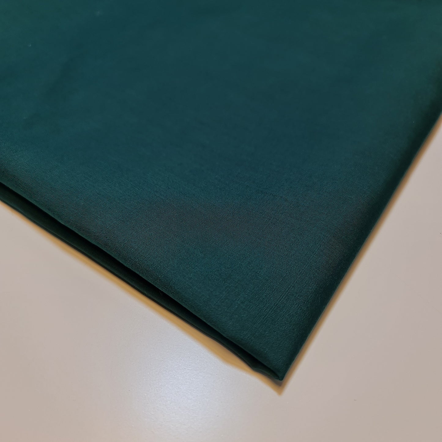 Unifarbener Polycotton-Stoff, Planenstoff, Kleider- und Bastelmaterial, 50 Farben, 112 cm (Flaschengrün)