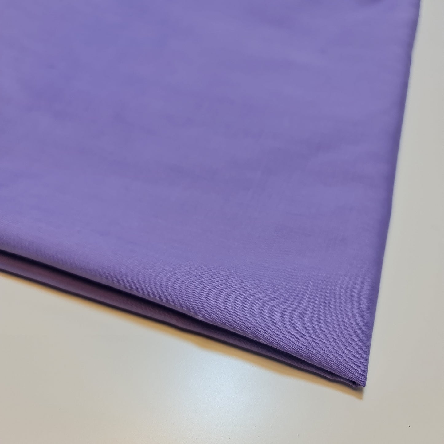 Unifarbener Polycotton-Stoff, Planenstoff, Kleiderbastelmaterial, 50 Farben, 112 cm (Malve)