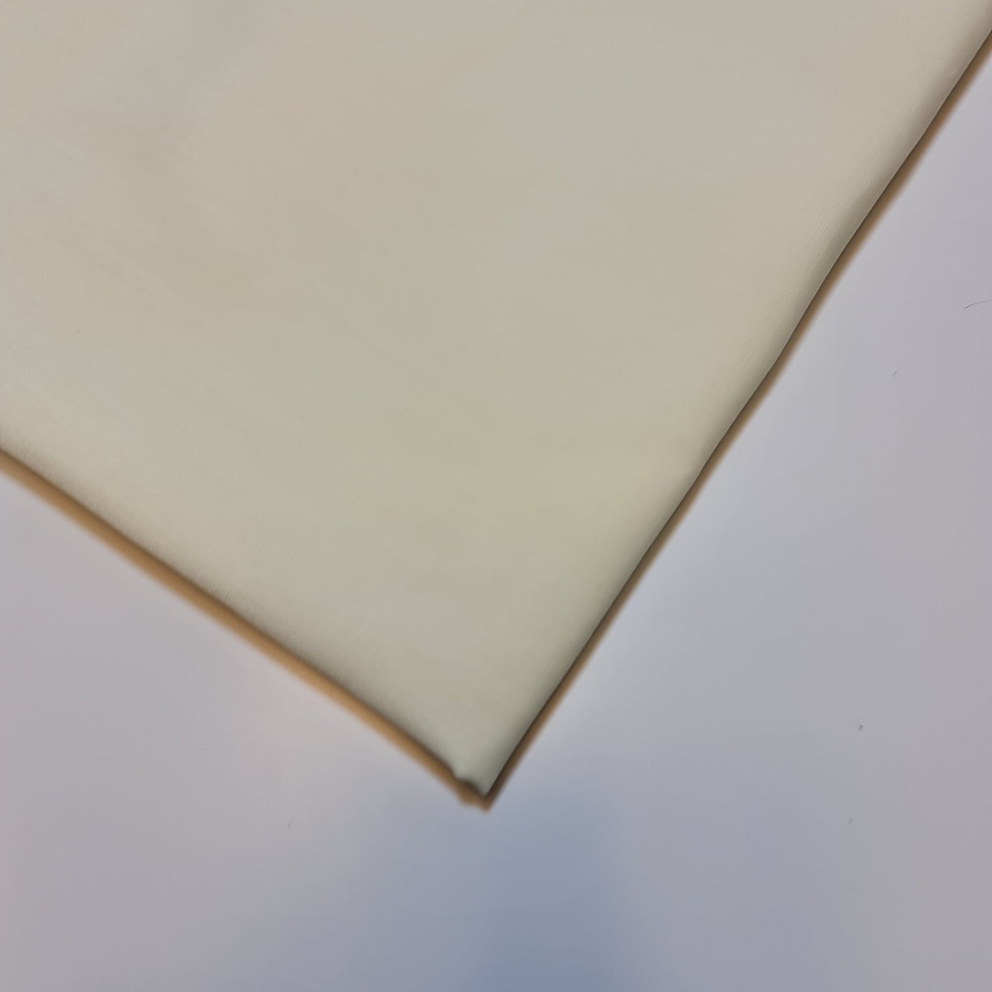 Unifarbener Polycotton-Stoff, Planenstoff, Kleider- und Bastelmaterial, 50 Farben, 112 cm (Creme)