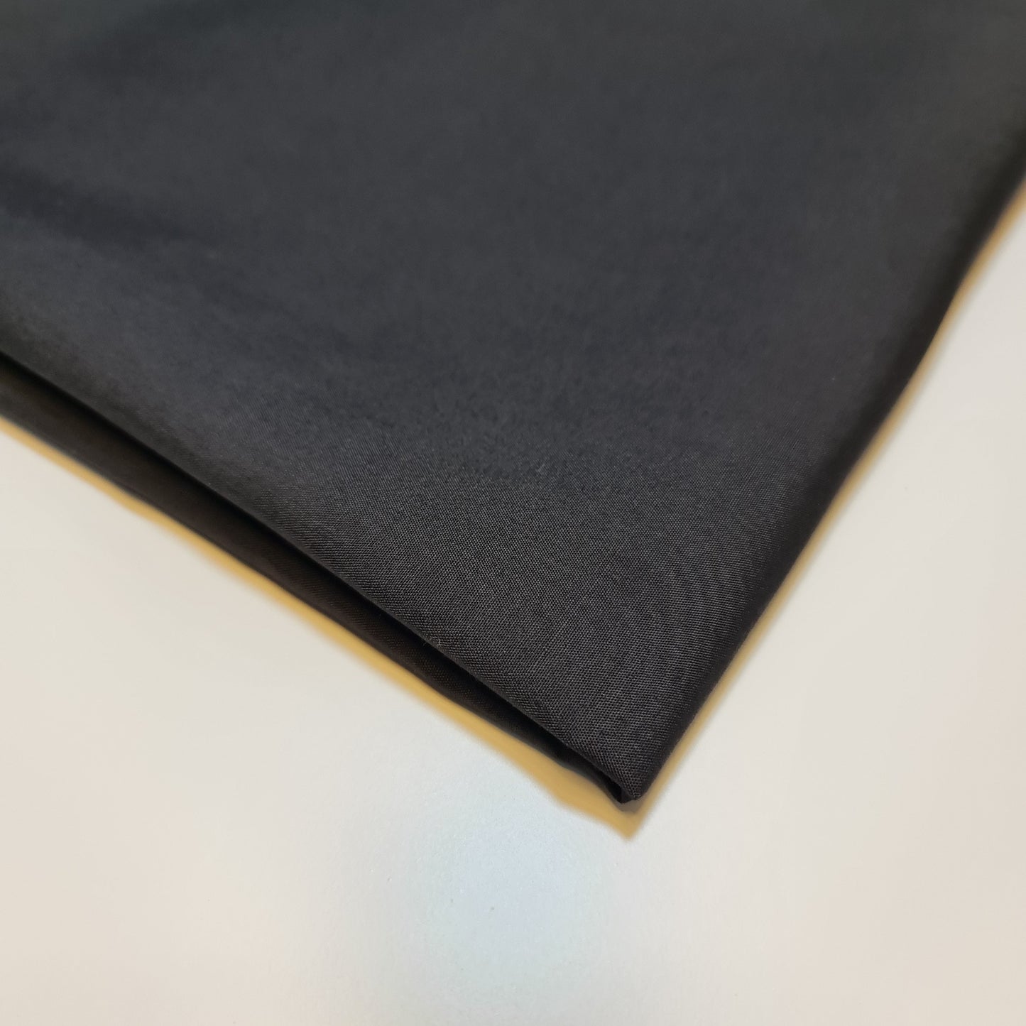 Black Plain Polycotton Fabric 112cm wide for Sheeting Crafts Dressmaking Quilting Lining Material By Metre