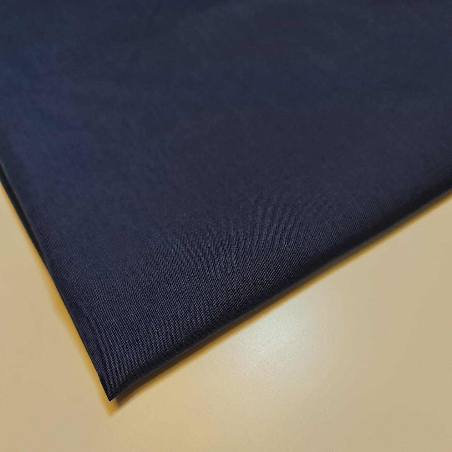 Dark Navy Plain Polycotton Fabric 112cm wide for Sheeting Crafts Dressmaking Quilting Lining Material By Metre
