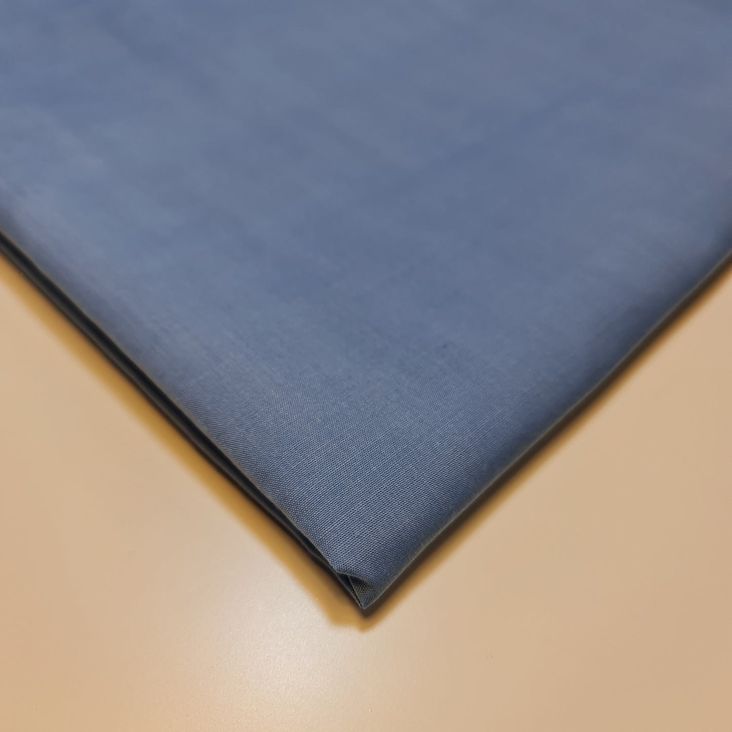 Unifarbener Polycotton-Stoff, Planenstoff, Kleiderbastelmaterial, 50 Farben, 112 cm (Chambray)
