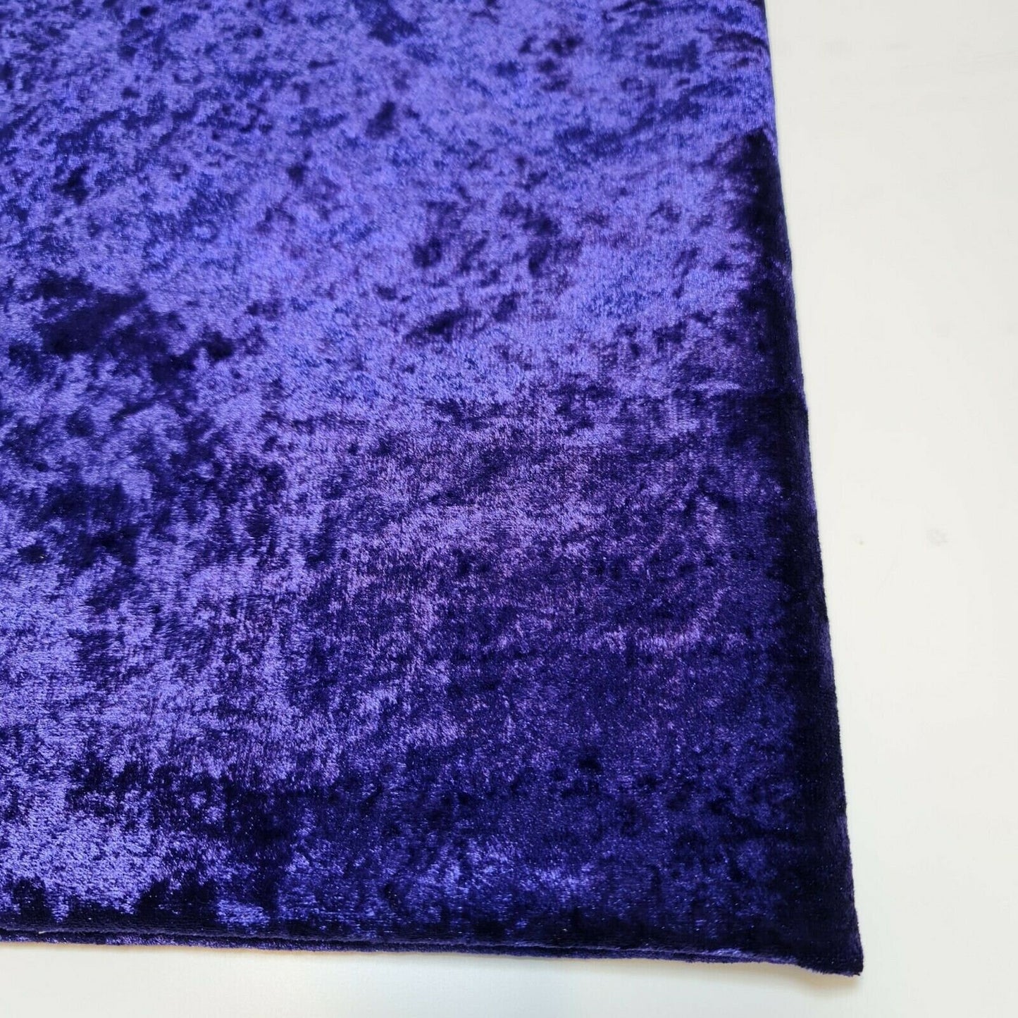 Cadbury Purple Plain Velvet Fabric – Premium Crushed Stretch Velvet – 60” Wide – Dress, Craft & Wedding Material (By the Meter)