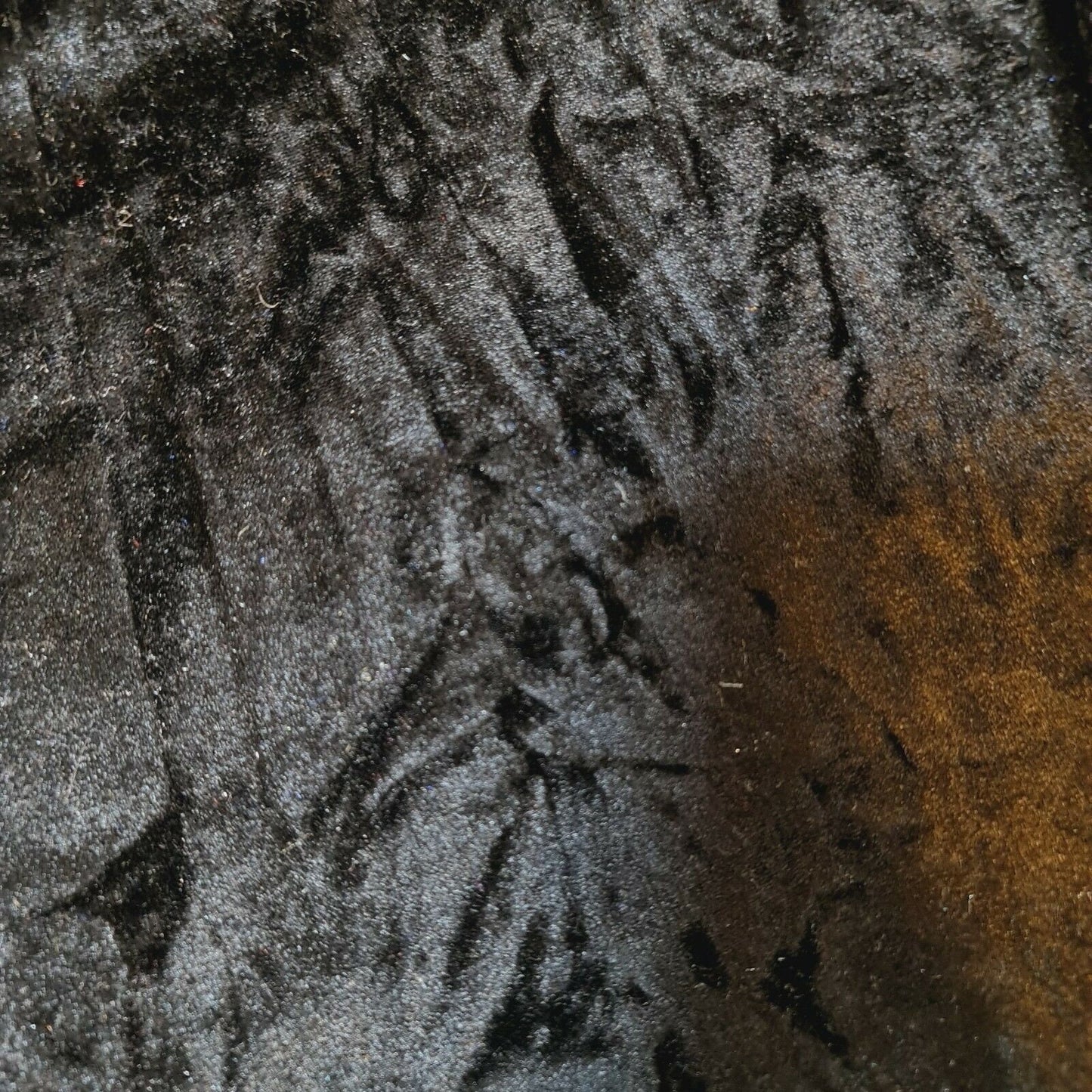 Black Premium Marble Crushed Velvet Stretch Fabric 58” Wide – Medium Weight Luxury Upholstery & Dress Material By the Meter