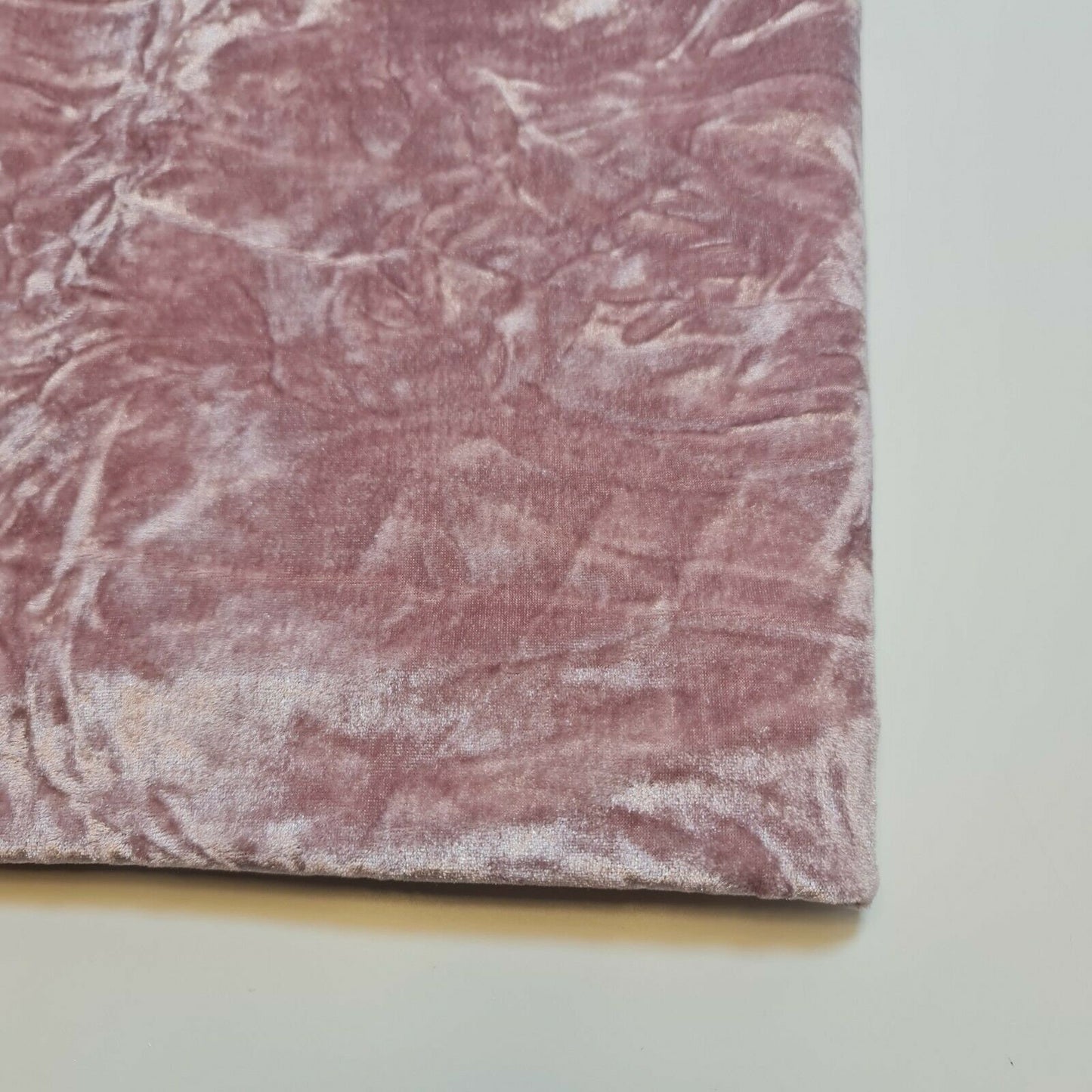 Dusty Pink Premium Marble Crushed Velvet Stretch Fabric 58” Wide – Medium Weight Luxury Upholstery & Dress Material By the Meter