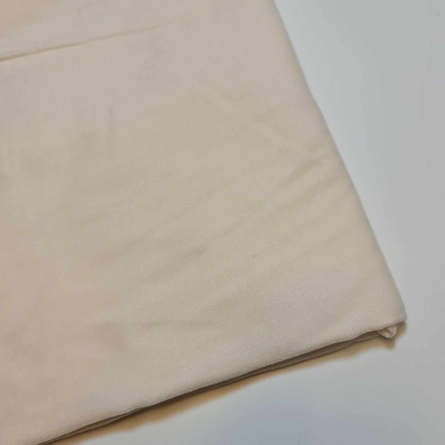 Cremefarbener Luxus Micro 9000 Three Crown Triple Velvet Stoff Dress Craft 44" Stoff pro Meter