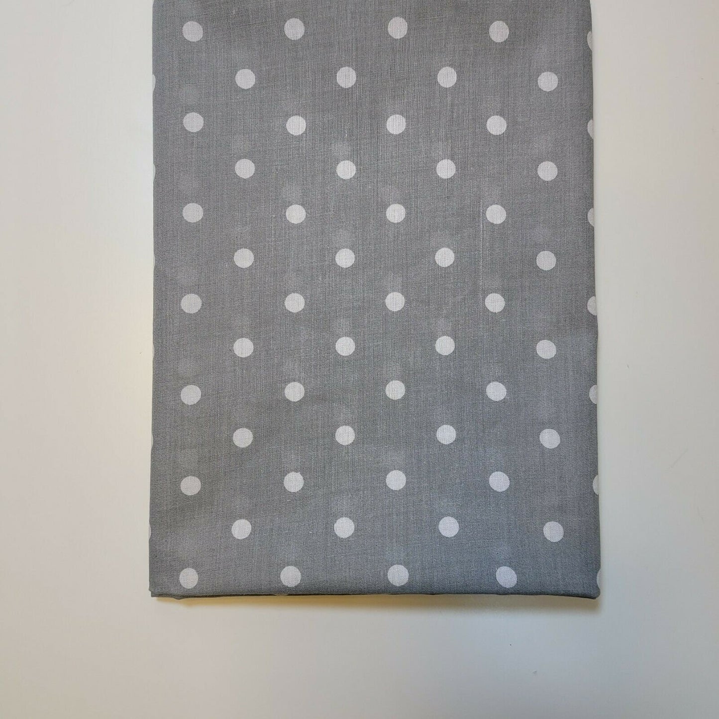 Grey Pea Pin Spot Polycotton Fabric – Spotty Dot Dressmaking & Craft Material 44" Wide by the Metre