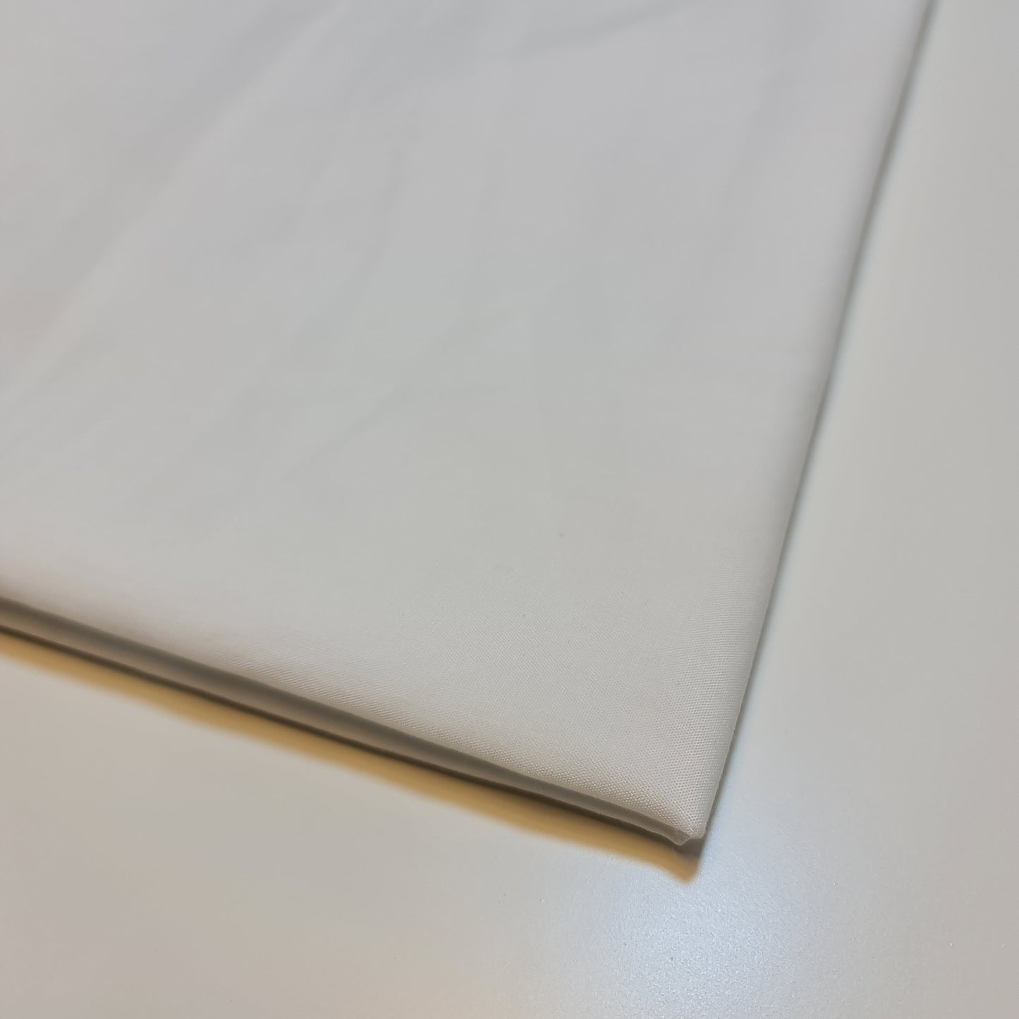 Ivory Plain Polycotton Fabric 112cm wide for Sheeting Crafts Dressmaking Quilting Lining Material By Metre