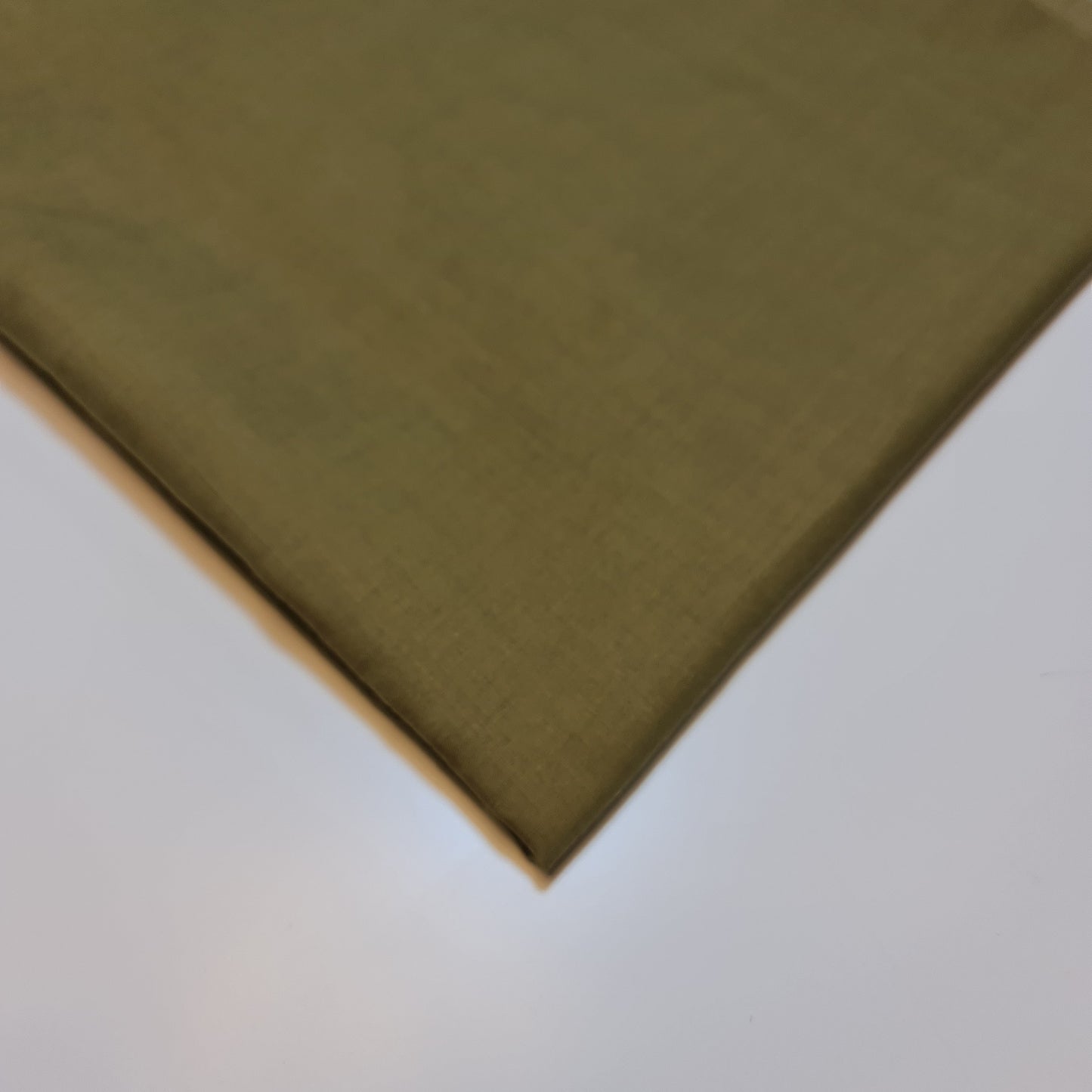 Olive Plain Polycotton Fabric 112cm wide for Sheeting Crafts Dressmaking Quilting Lining Material By Metre