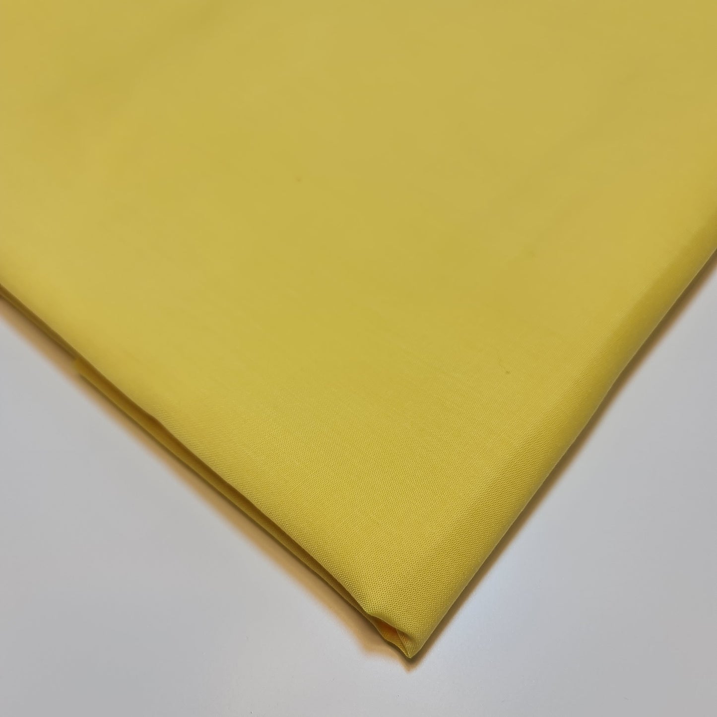 Flo Yellow Plain Polycotton Fabric 112cm wide for Sheeting Crafts Dressmaking Quilting Lining Material By Metre