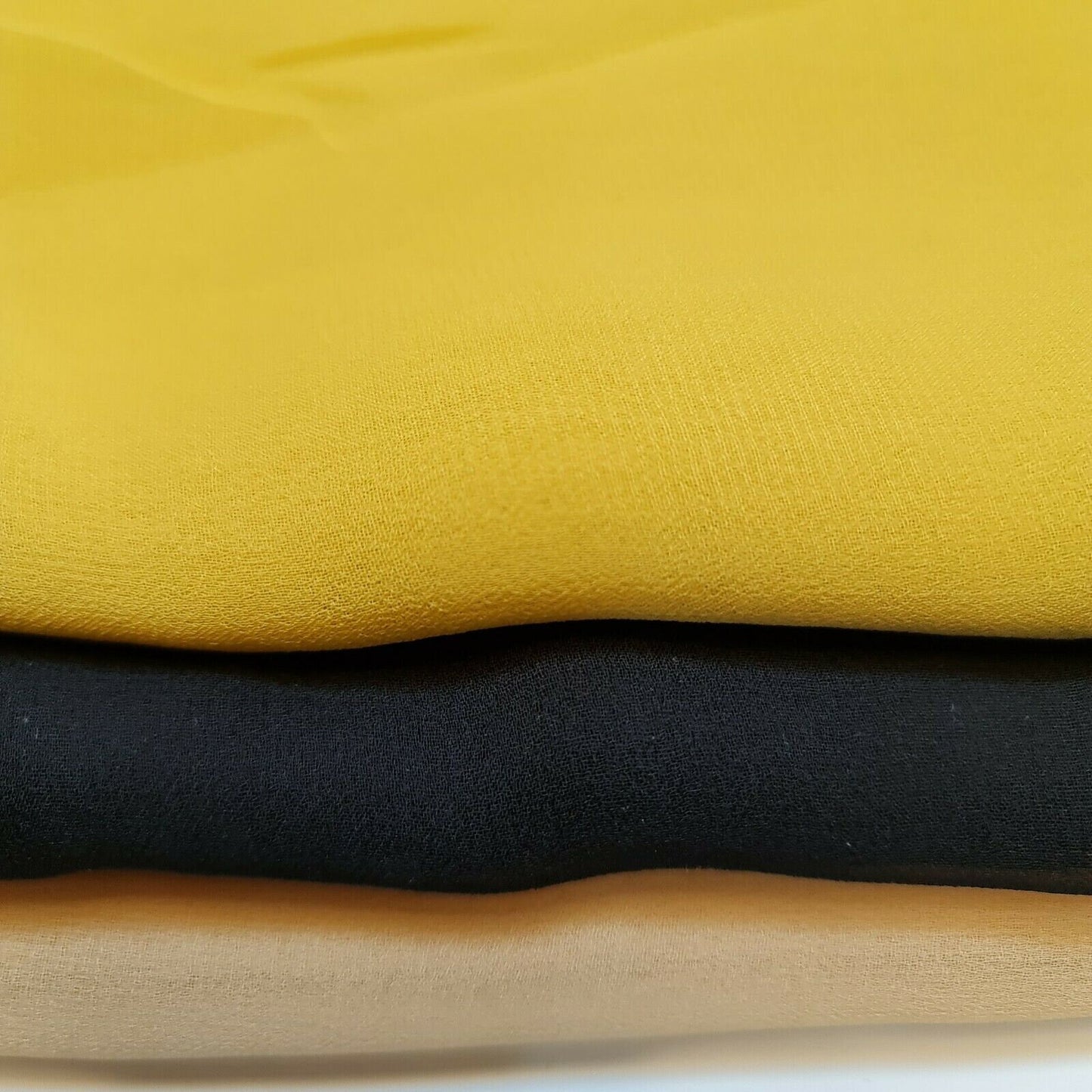 100 % Polyester, Mooskrepp-Chiffon, durchsichtig, mit Dekor, für drapierte Kleider, 111,8 cm (Seegrün)